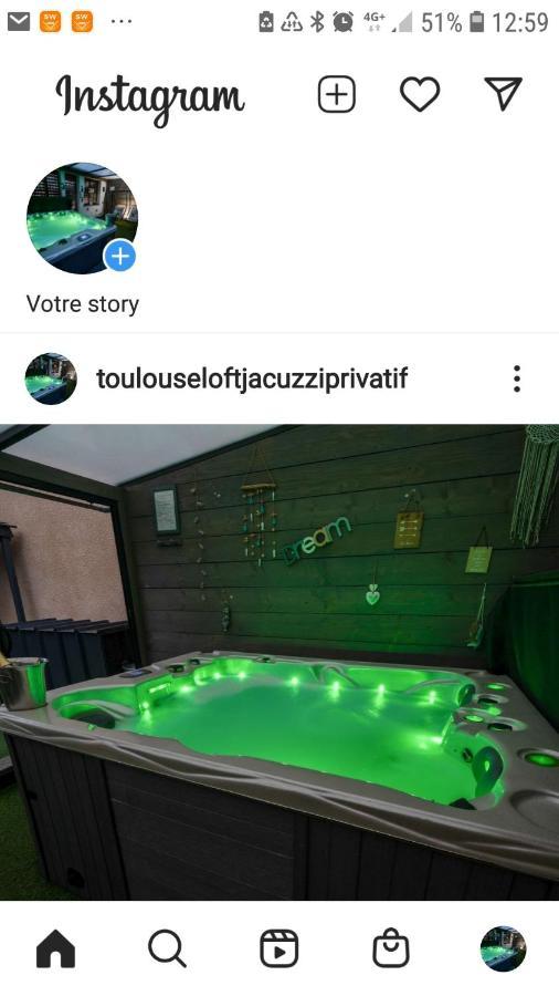 Spa Privatif Toulouse Jacuzzi Aucamville Exterior foto